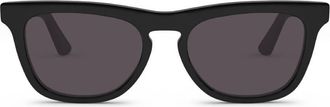 Calvin Klein Smoke Square Ladies Sunglasses CK23535S 001 53