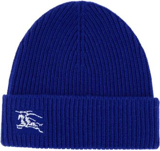 Burberry Blue Cap With Logo