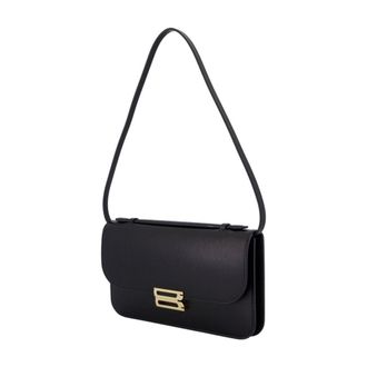 Victoria Beckham Womens Shoulder Bag Black Calfskin