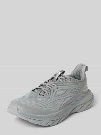 Hoka One One Sneaker mit Label-Details und profilierter Sohle in Mittelgrau, Gr&ouml;&szlig;e 41,5