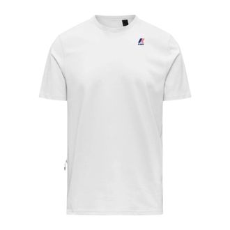 K-Way K-Way, T-Shirts, male, White, Size: 2XL Leonide T-Shirt
