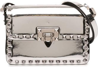 Valentino Pre-owned Valentino Small Mirror Calfskin Rockstud23 Shoulder Bag Ladies 61MUFW2D1D7IM2T6