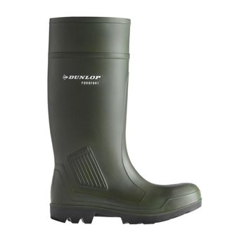 Dunlop Adults Unisex Purofort Professional Wellington Boots (Green) - Size UK 12
