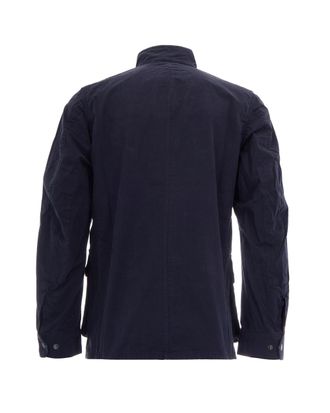 Barbour Mens Casual Jacket Duke Navy Cotton