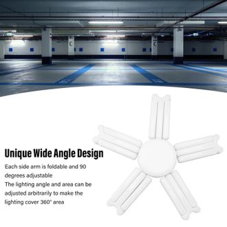 OEM [luz Led Para Garaje] [100w Blanco Neutro E27] [l&aacute;mpara De Techo Led Para Garaje 9000lm 40000h]