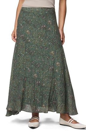 Splendid Versailles Floral Tiered Maxi Skirt in Vine Floral Print at Nordstrom Rack, Size Medium