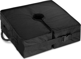 OEM Base Cuadrada Para Sombrilla, 45 X 45 X 15 Cm, Negra, Base Para Parasol, Bases Para Sombrillas, Contrapesos Para Pabellones