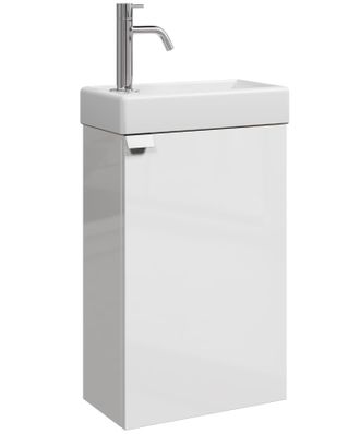 Badplaats Mueble Lavabo Para Aseo Apollo 40 X 22 Cm - Blanco Alto Brillo