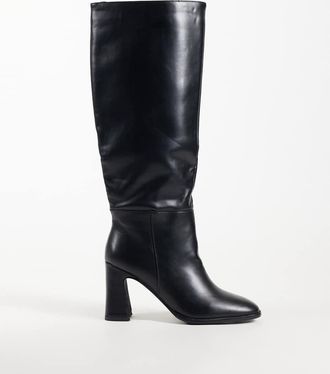 Simmi London Simmi London stivali al ginocchio con tacco largo neri-Nero