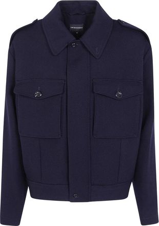 Emporio Armani Jassen, Heren, Blauw, M, Light Jassen