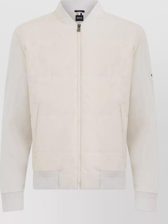 HUGO BOSS cotton blend puffer jacket