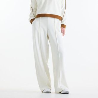 New Balance Donna Sport Legacy Pique Pant in Beige, Maglia di Poliestere, Taglia XL