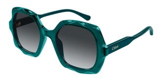 Chlo&eacute; CH0226S 008 Womens Sunglasses Green Size 53