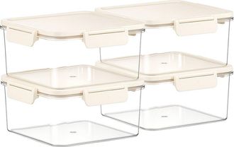 Sorbus 4-Pack 45.86Oz Stackable Food Storage Containers