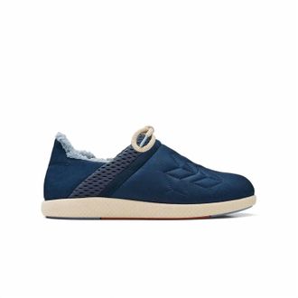 Olukai Womens Mahiki Slipper Sneaker In Moonlit Ocean/moonlit Ocean