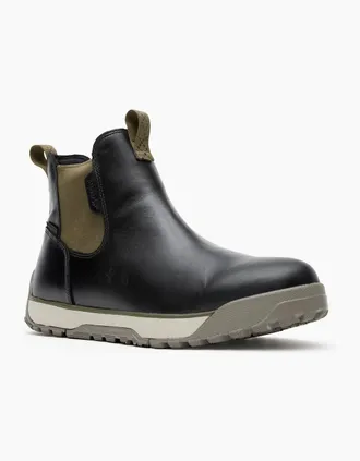 Xtratuf Mens Xtratuf Ankle Deck Leather Mens Pirate Black Wellington Boots - Size: 13