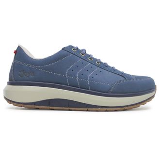 Joya Moscow Zip Leather Mens Fashion Trainers - Blue - Size:UK 10.5