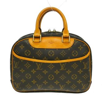 Louis Vuitton Trouville Monogram Canvas Brown Canvas Handbag (Pre-Owned)