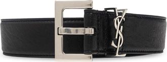 Saint Laurent Black Classic iconic belt