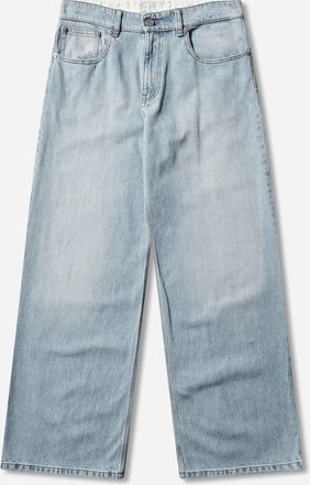 ERL Men s Relaxed Denim Jeans Blue