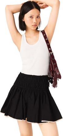Maje Rib knit tank top in White at Nordstrom, Size Small