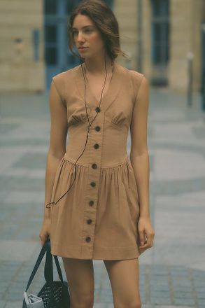 Maeve Waisted Mini Dress