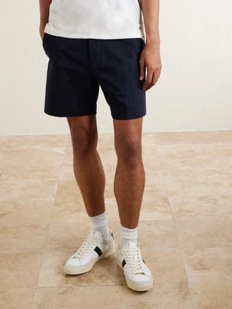 Tom Ford Blake Suede-Trimmed Leather Sneakers