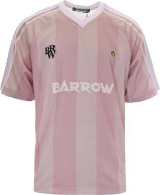 Barrow T-Shirts, male, Pink, Size: XS Mesh T-Shirt