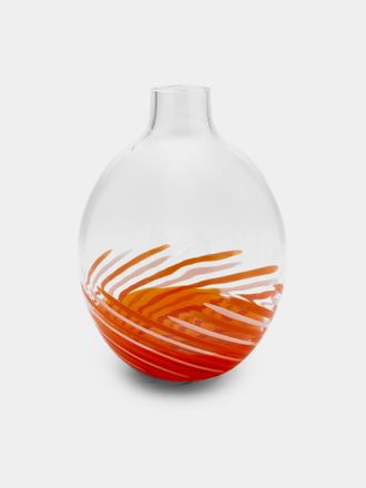 CARLO MORETTI Hand-Blown Murano Glass Bud Vase (7in/18cm)