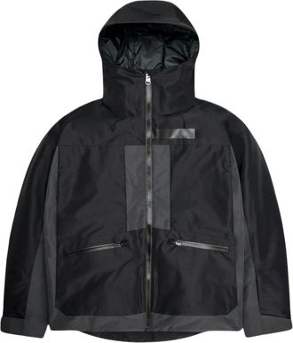 Rains Niseko Insulated Jacket - Heren - Jassen - Zwart - Maat: L Leer