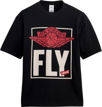 Levi's Short Sleeve T-Shirt - Heren - T-shirts - Zwart - S - Katoen - Tops