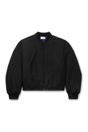 The Row Fenn Padded Wool-Twill Bomber Jacket
