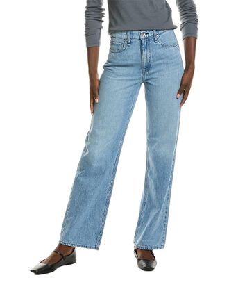 Rag & Bone Shannon High-Rise Wakefield Relaxed Straight Full Length Jean