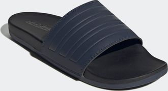 adidas Badesandale ADIDAS SPORTSWEAR COMFORT ADILETTE, Damen, Gr. 48,5, schwarz (shadow navy, shadow navy, core schwarz), Synthetik, Schuhe Badesandale