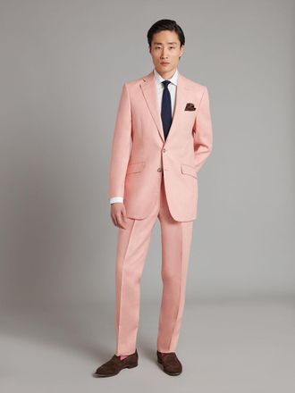 Oliver Brown Eaton Suit - Pink Linen