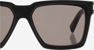 Saint Laurent Mens Sl 610 Sunglasses Black Recycled Acetate