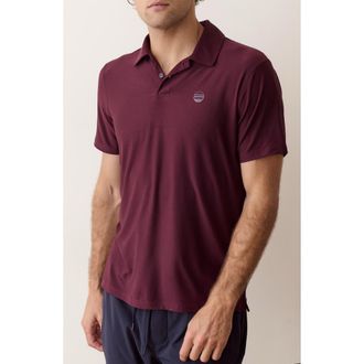 Marine Layer Everyday Sport Polo in Winetasting at Nordstrom, Size Xx-Large