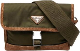 Prada Borsa Pre-owned Re-Nylon per Telefono - - Pre-owned - Donna - Verde - ONE SIZE