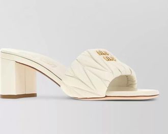 Miu Miu leather mules