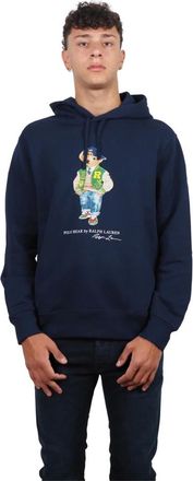 Ralph Lauren Heren, Sweatshirts & Hoodies, Blauw, Maat: XL Katoen