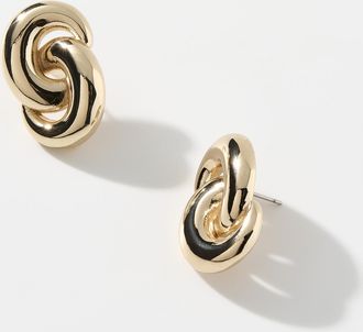 Simons Womens Interlaced-like earrings