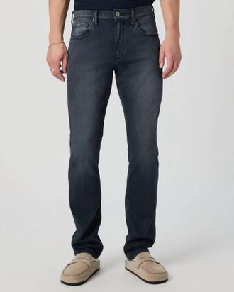 Paige Transcend Federal 32 Slim Straight Jean In Elshin