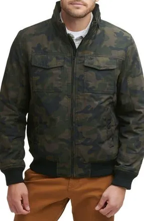 Dockers Quilted Lined Flight Bomber Jacket in Camouflage at Nordstrom Rack, Size Xx-Large