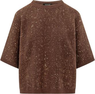 Fabiana Filippi Mujer, Jerseys, Marr&oacute;n, Talla: L