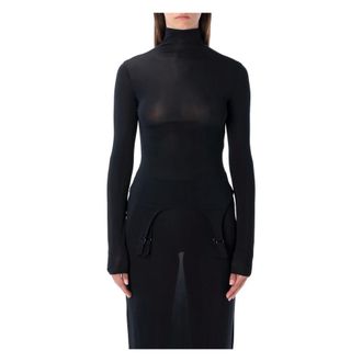 Jean Paul Gaultier Donna, Top, Blu, M, new