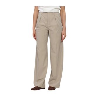 Drykorn Aduct Tailored Broeken - Dames - Broeken - Beige - Maat: W30 Leer