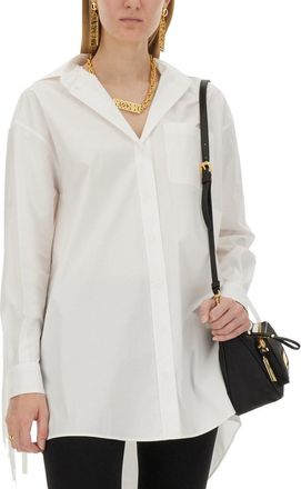 Moschino Poplin Cotton Shirt - White