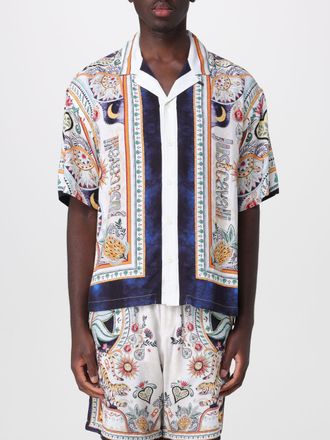 Just Cavalli Camicia casual in twill stampato