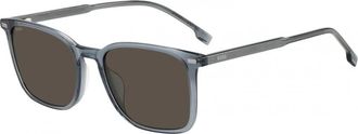HUGO BOSS 2004/G/S Zonnebril - Heren - Accessoires - Blauw - Maat: 55 MM