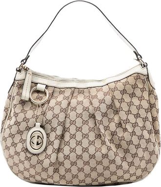Gucci Pre-owned Gucci GG Canvas Sukey Shoulder Bag CL29DPVHZZ79QM2P